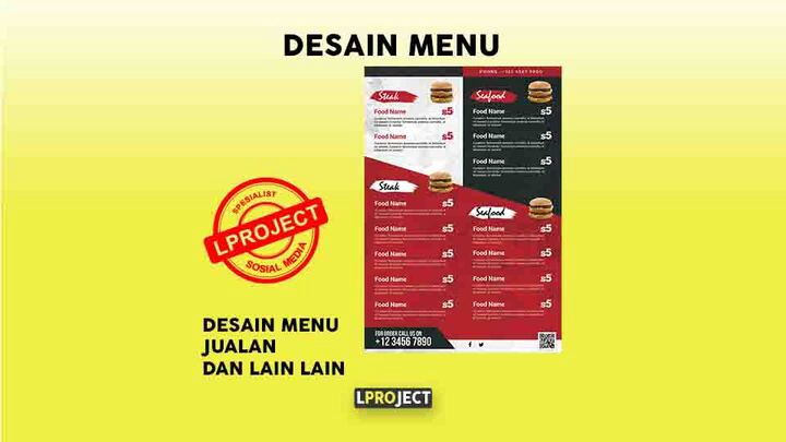 Digital Printing - Desain Menu Jualan - 4