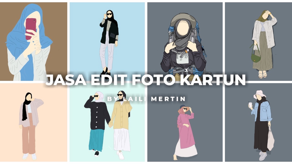 Gambar dan Ilustrasi - Edit Foto Kartun - 1