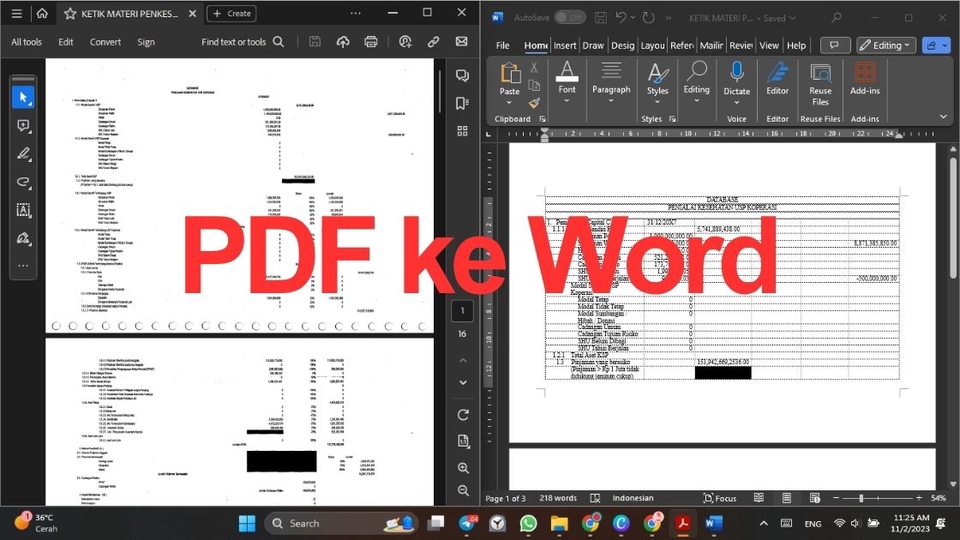 Transkripsi - Jasa Ketik Dokumen & Transkrip Audio Bahasa Indonesia / Inggris - 5