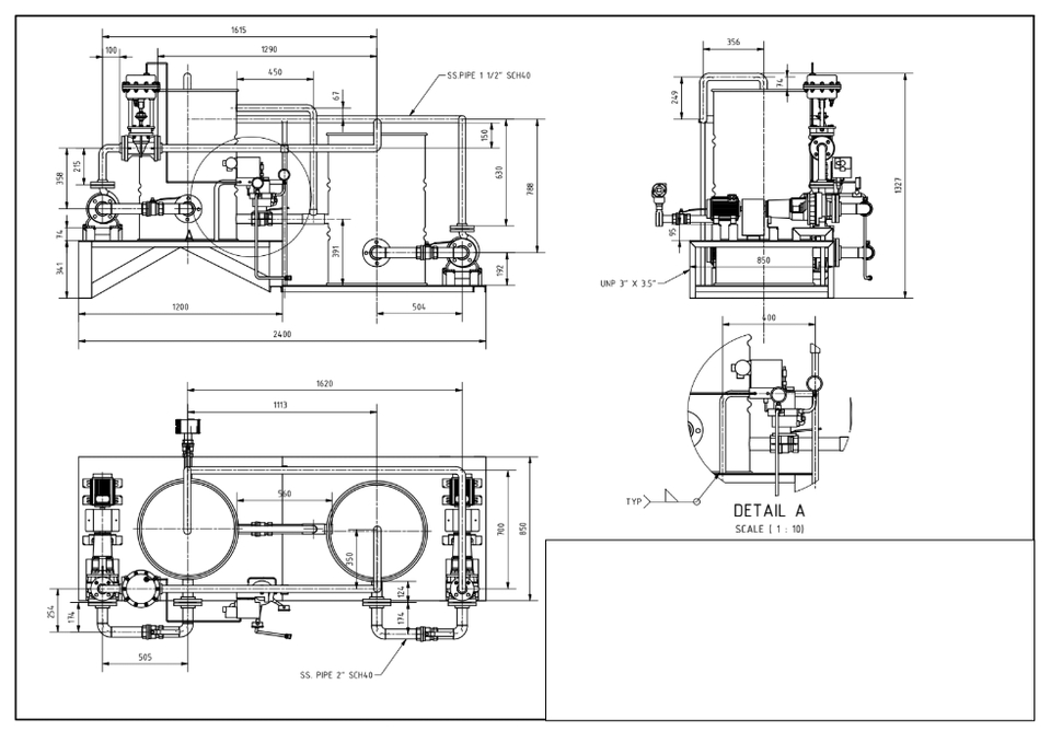Jasa drafter autocad freelance untuk desain gambar teknik dengan detail dan ukuran lengkap.