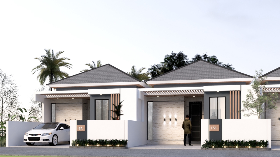 3D & Perspektif - Desain Arsitektur 3 D - 13