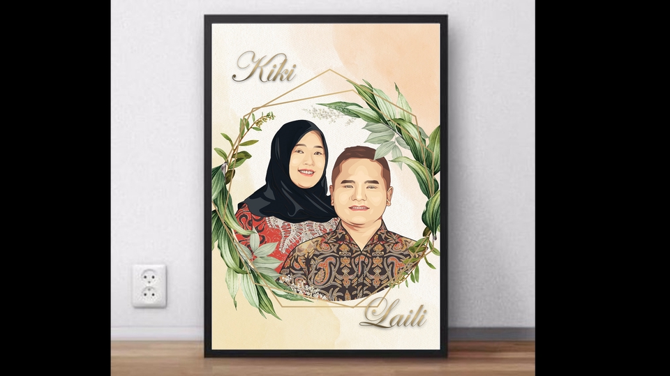 Gambar dan Ilustrasi - Illustrasi Wajah Vector - Untuk Kado & Hadiah Spesial - 1