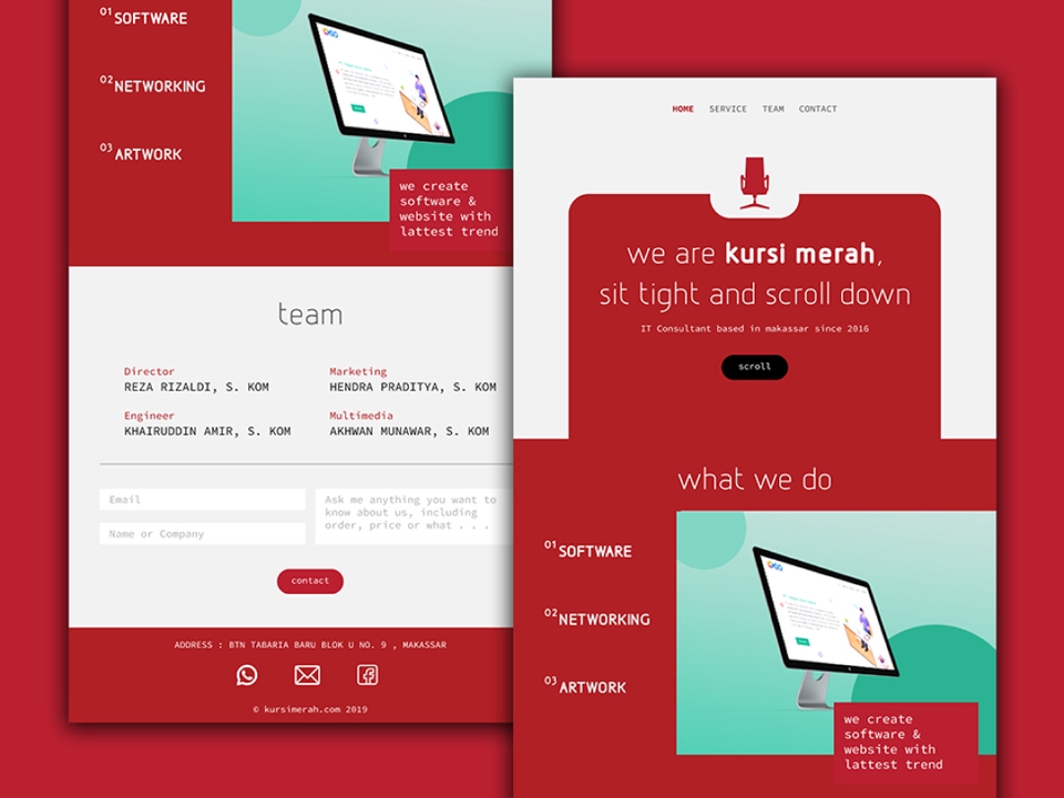 Convert Landing Page Design to HTML, CSS and Javascript
