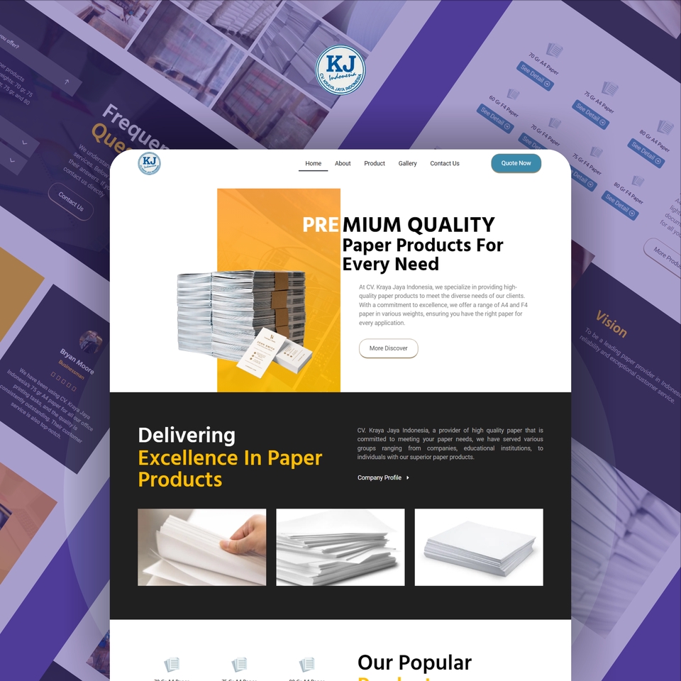 Jasa pembuatan website perusahaan dengan layanan pembuatan website profesional dan berkualitas, harga website company profile terjangkau.