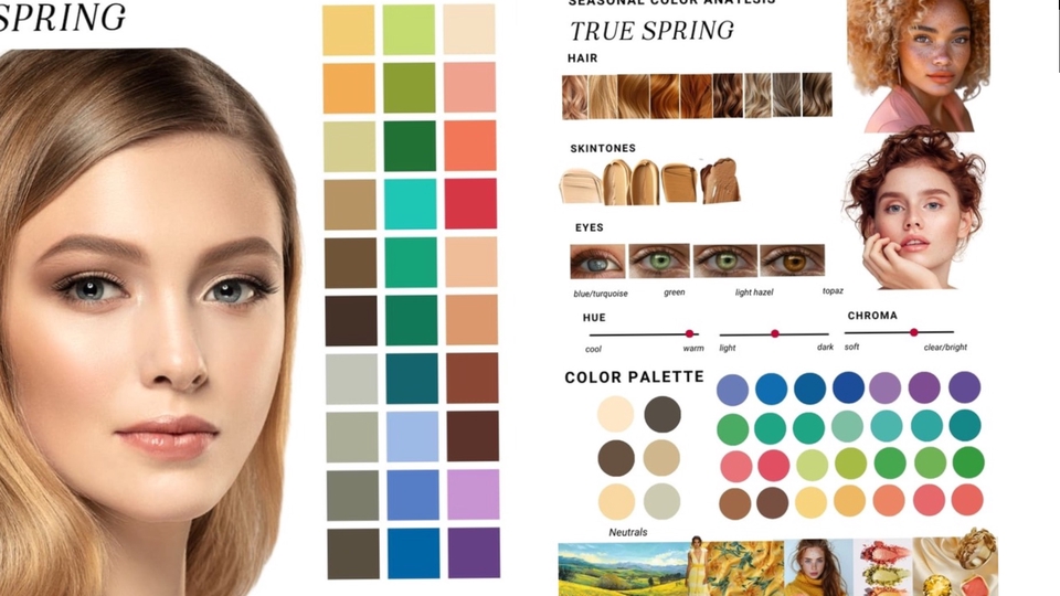 ทำ personal color เทสต์ เพื่อวิเคราะห์สีผิว สีผม และสีตา เพื่อหาโทนสีที่เหมาะกับคุณ