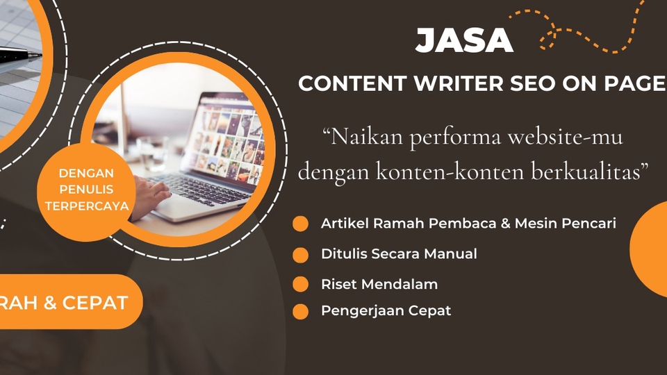 Jasa Penulis Artikel Berkualitas dan Bergaransi - Jasa Artikel SEO Murah, Cepat dan Berkualitas