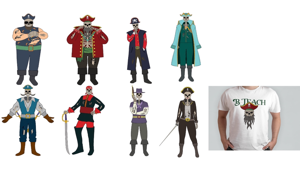 ภาพประกอบเวกเตอร์ - วาดภาพแนวillustrationต่างๆ ดราฟงานเป็นไฟล์ai ออกแบบลายเสื้อหรือลายต่างๆ - 5