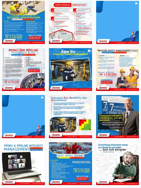 Digital Marketing - Desain & Kelola Instagram & Tiktok 1 bulan ( include pembuatan Ide Konten ) - 15