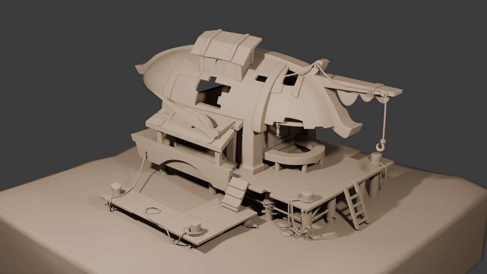 Jasa Desain 3D Eksterior Bangunan Cafe Minimalis Modern