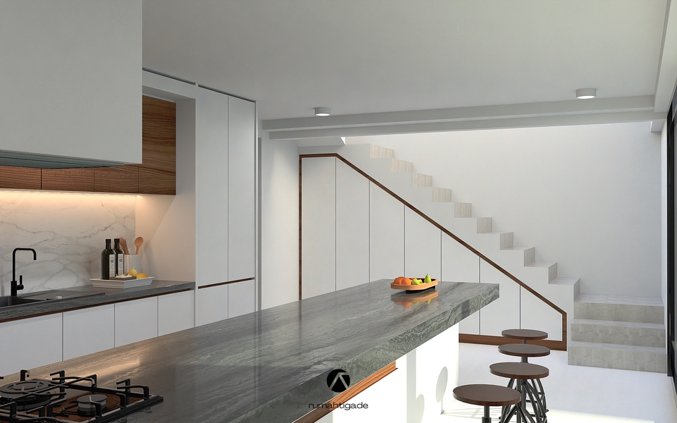 3D & Perspektif - DESAIN DAPUR RUMAH TINGGAL - 3 Hari Selesai - 6