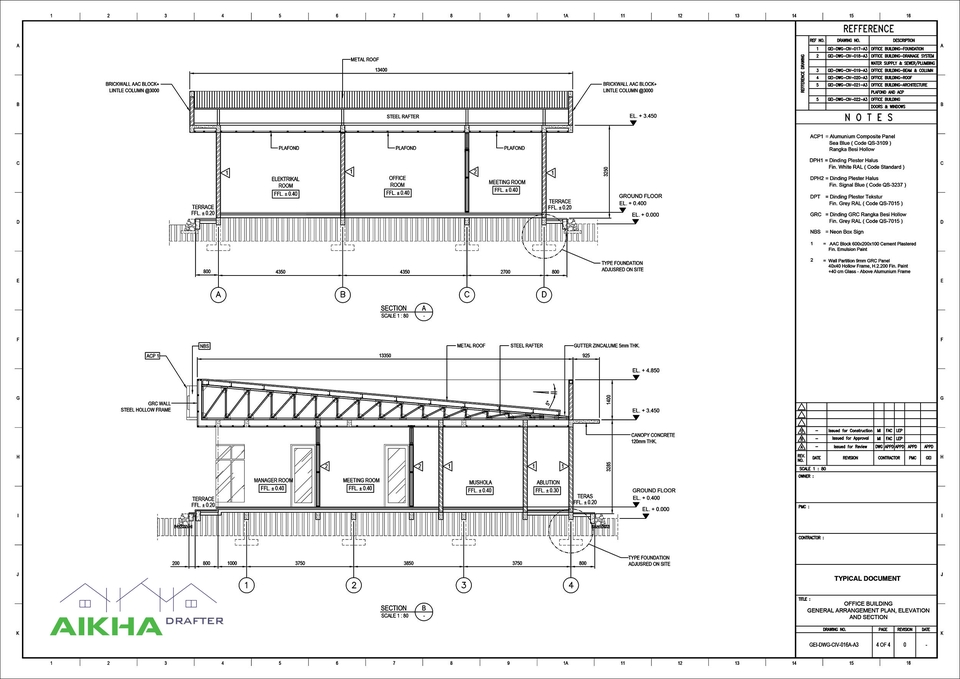 CAD Drawing - Gambar CAD : Arsitek, Sipil , Mechanical, Electrical, Piping - 9