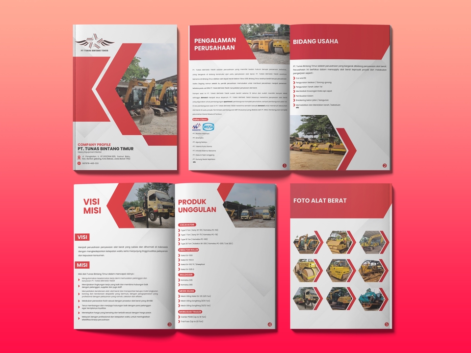 Desain portofolio cv menarik dan profesional untuk melamar pekerjaan.