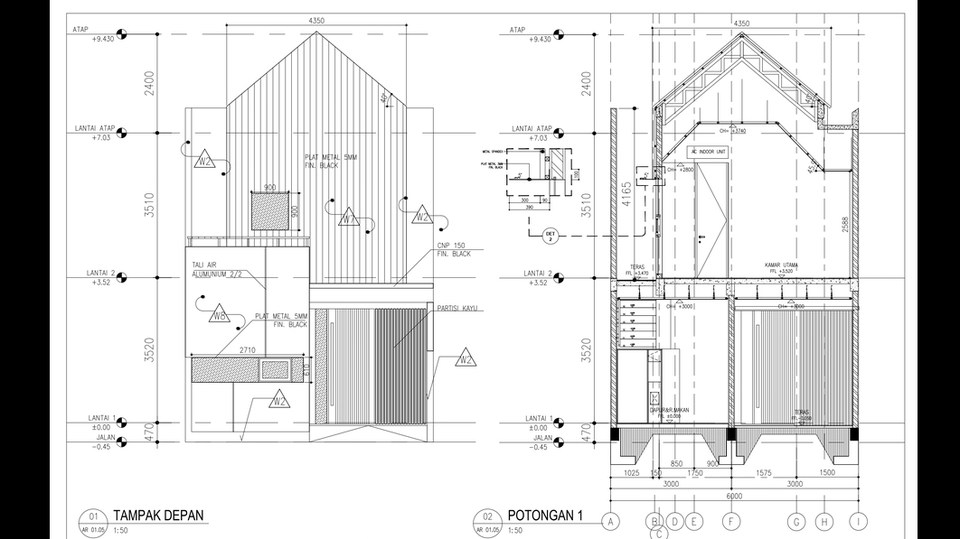 CAD Drawing - Dibuatin GAMBAR KERJA - 6