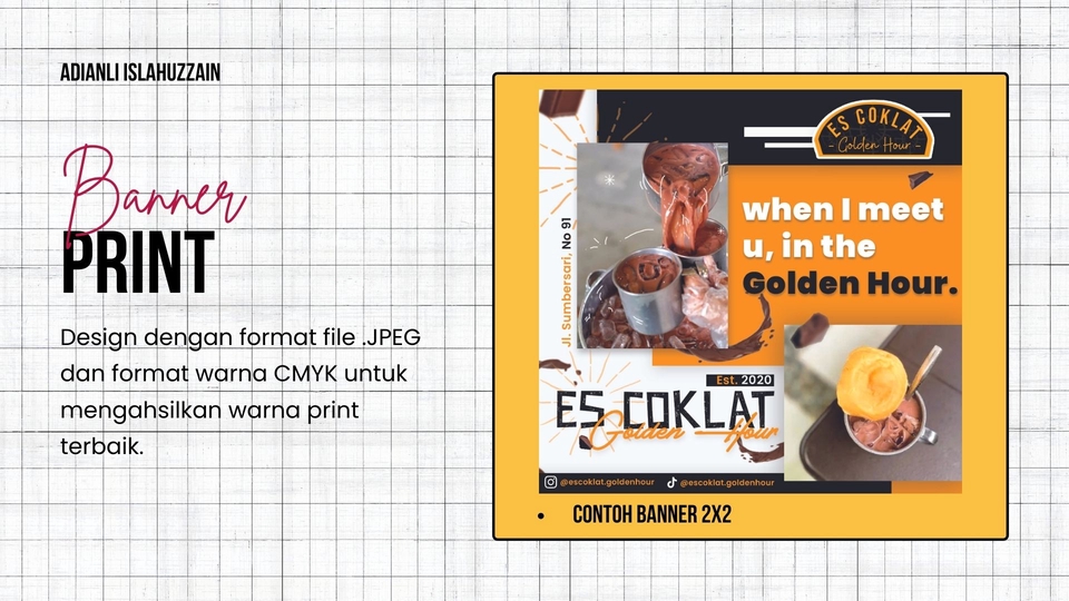 Banner Online - Banner Produk Usaha Minuman dan Makanan - 3