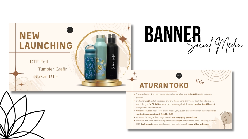 Jasa Desain Banner Instagram, Banner Promosi Produk Online, Template Banner Keren Untuk Instagram