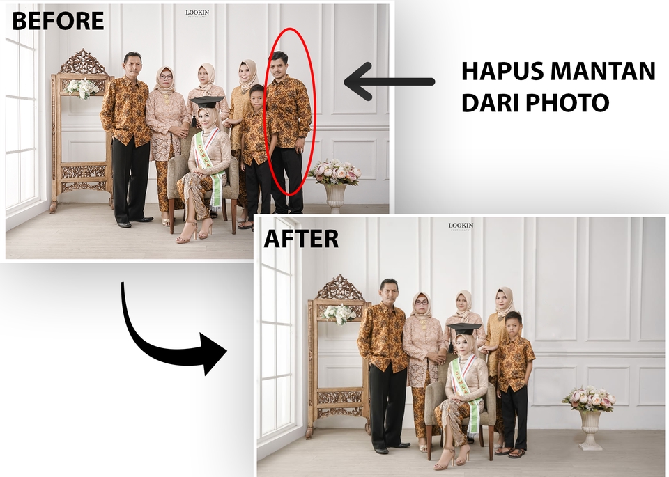 Edit Gambar & Photoshop - Hapus mantan dari photo - 2