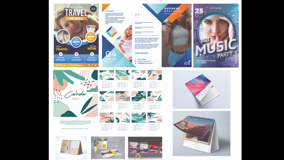 Digital Printing - DESIGN - brochure - Flayer - Poster - Kalender - 1