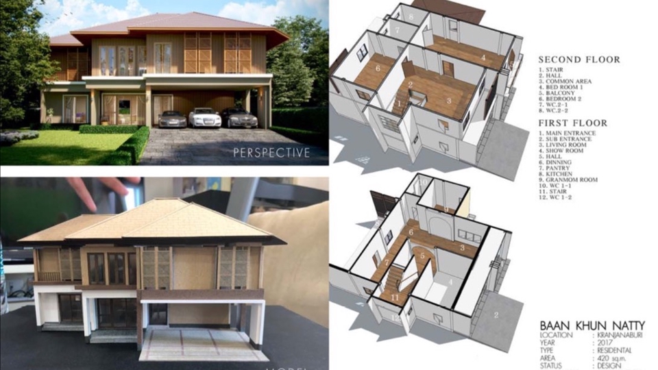 เขียนแบบวิศวกรรมและออกแบบโครงสร้าง - ออกแบบสถาปัตยกรรมและวิศวกรรม เพื่อขออนุญาต - 1