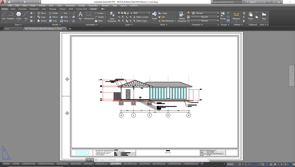 CAD Drawing - AUTOCAD 2D - IMB & SHOP DRAWING - 22