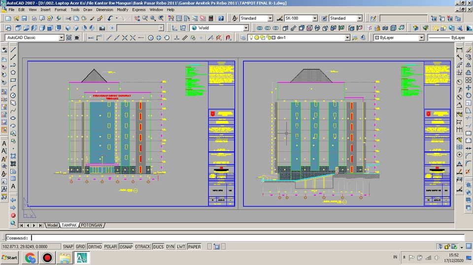 CAD Drawing - MEMBUAT GAMBAR CAD & KONSULTASI BANGUNAN SIPIL - 10