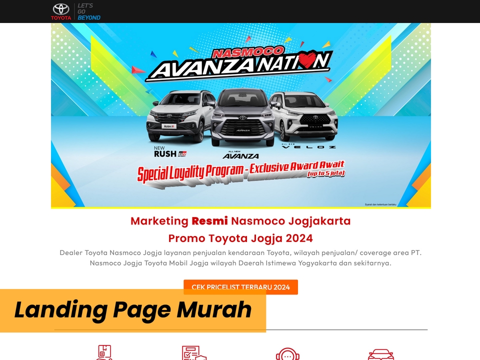 Jasa pembuatan website, landing page website murah, jasa pembuatan website toko online, harga website company profile, buat website.