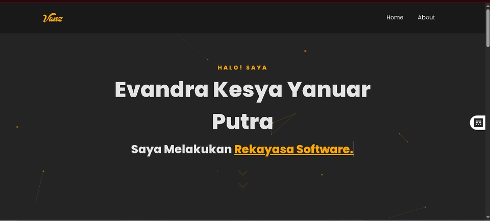 Jasa pembuatan website profesional, Evandra Kesya Yanuar Putra, web developer berpengalaman.