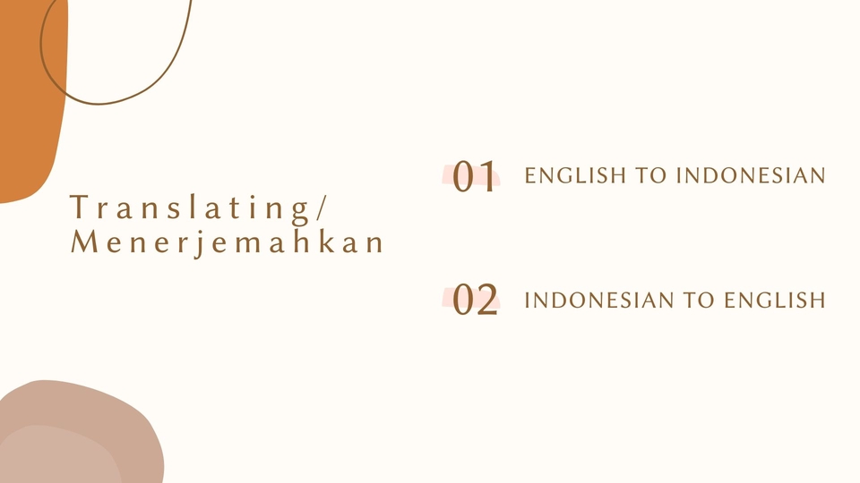 Penerjemahan - Penerjemahan Murah, Akurat! Indonesian - English, English to Indonesian  - 2