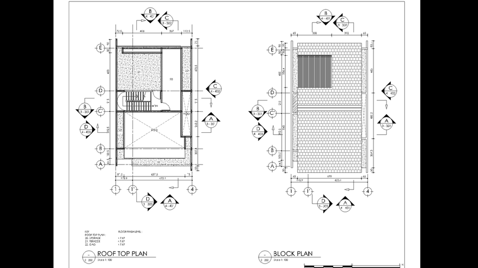 CAD Drawing - JASA GAMBAR 2D - 1 HARI JADI - IMB - GAMBAR KERJA - 2