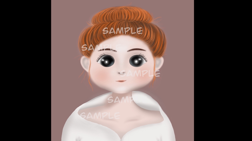 วาดภาพเหมือน Portrait - รับวาดรูปถ่ายแนวการ์ตูนหรือเสมือนจริง - 4