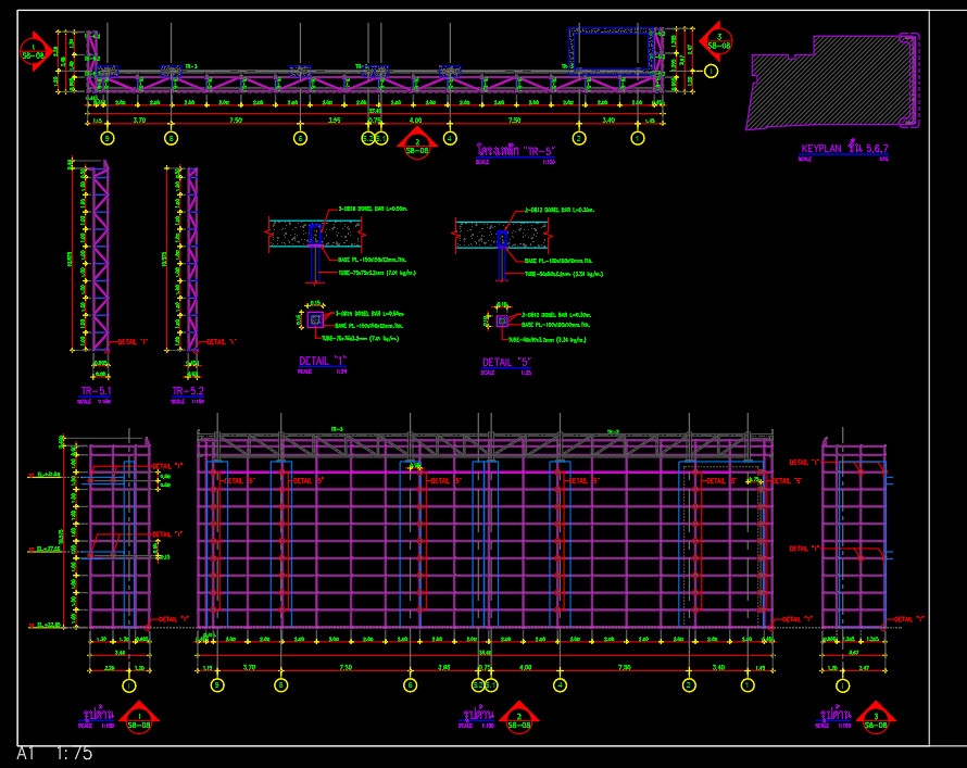 เขียนแบบวิศวกรรมและออกแบบโครงสร้าง - รับงานเขียนแบบ สถาปัตย์ โครงสร้าง 2D 3D Autocad Sketchup - 18