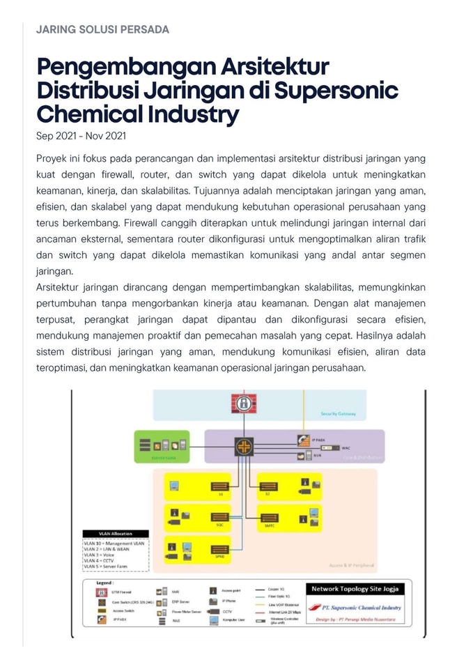 Jasa Lainnya - Jasa Audit Jaringan + RAB & Topologi Sistem ICT (Rumah, UMKM, Instansi) - 20