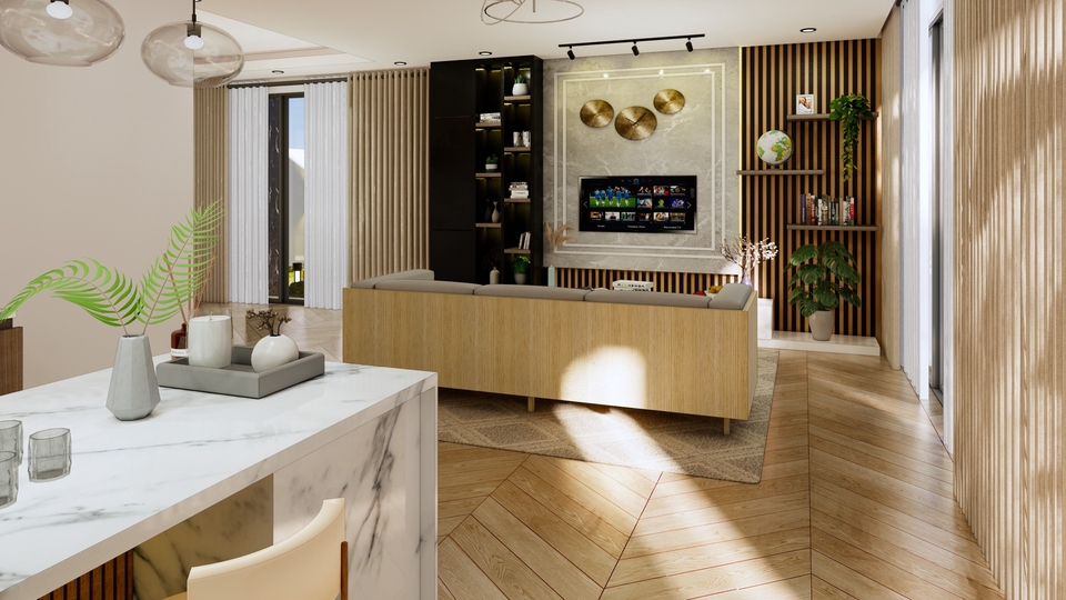 3D & Perspektif - Saya akan membuat model 3d dan rendering interior - 21