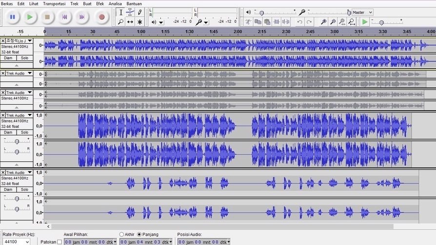 Jasa Lainnya - Edit Audio File di Audacity - 2