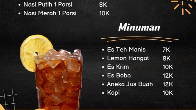 Digital Printing - Menu Makanan - 2