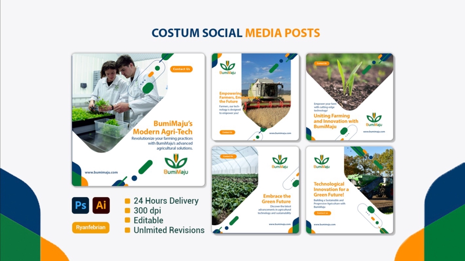Banner Online - Design aesthetic Instagram puzzle, feed, post social media - 1