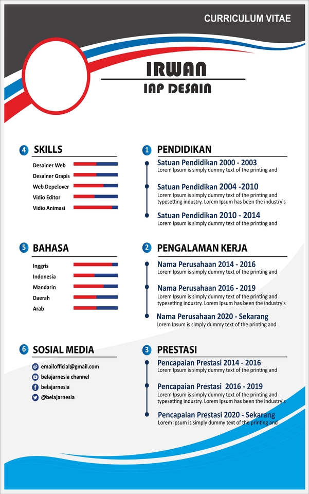 Portfolio & Resume - DESAIN CV MURAH - 3