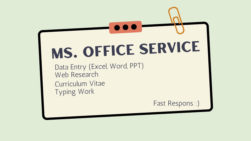 Entri Data - Pelayanan Data Entry - 1