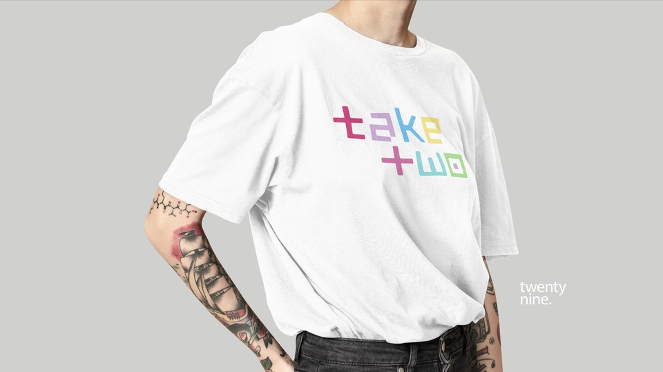 Desain Kaos & Motif - Desain Take Two "21st century pop icons BTS released" - 1