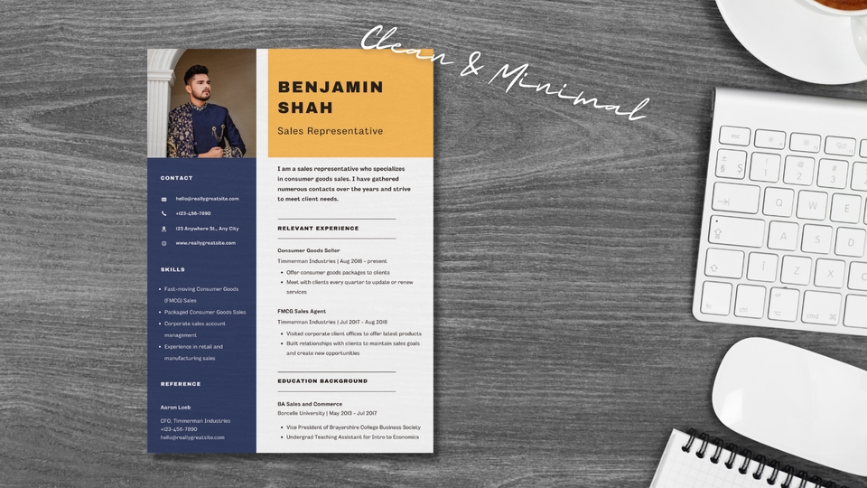 Portfolio & Resume - Resume สไตล์ Clean & Minimal ภาษาไทย/อังกฤษ - 4