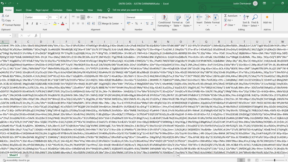 Jasa data entry excel untuk berbagai keperluan bisnis