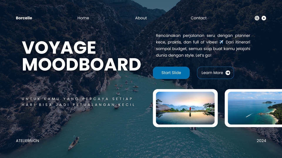 Jasa Membuat dan Meyusun Rencana Perjalanan Wisata - Voyage Moodborad: Your Trip, Your Vibe!