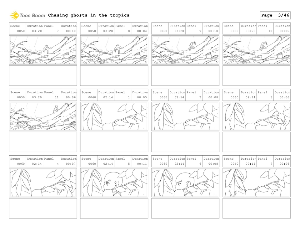 วาด/ออกแบบสตอรี่บอร์ด - รับวาด Storyboard/ Beatboard/ Animation/ Movie - 5