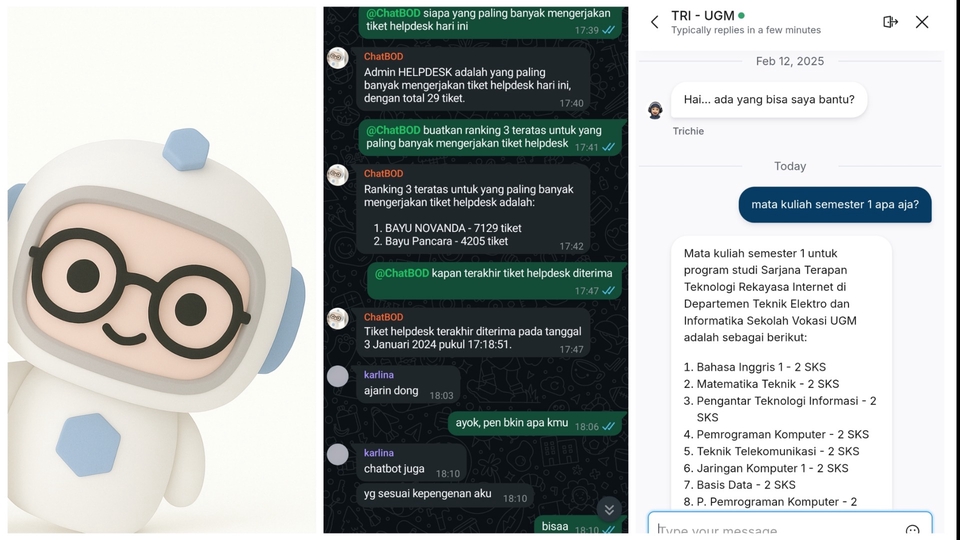 Jasa Pembuatan Bot di Telegram, WhatsApp, dan Discord - Pengembangan Chatbot berbasis AI untuk Bisnis dan Perusahaan