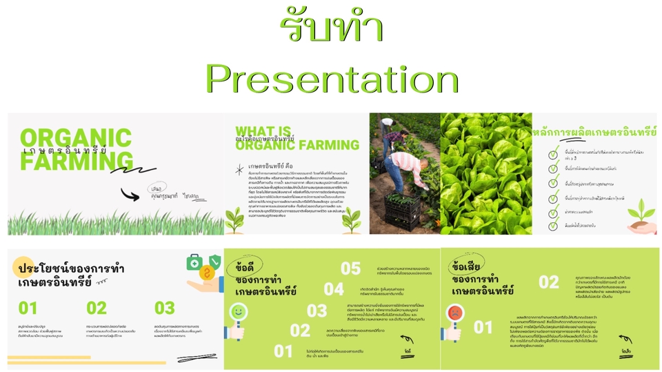 Presentation - รับทำ Presentation ทั้งสำหรับนักเรียน นักศึกษาและคนทำงาน - 1