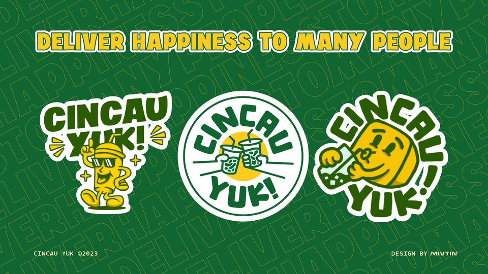 desain logo franchise minuman cincau booth