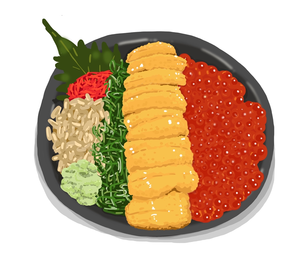 รับวาดภาพประกอบอาหารญี่ปุ่น วาดภาพประกอบ เสือ ปลาไหล ยำสาหร่าย ข้าวสวย วาดรูปสินค้า วาดภาพประกอบเกมส์ออนไลน์