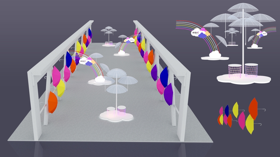 3D Perspective - ออกแบบภาพ 3 มิติ งานอีเว้นท์/ งานสัมมนา/ งานเลี้ยง/ งานแต่ง/ งานจัดแสดงสินค้า/ งานเทศกาล/ Display - 5