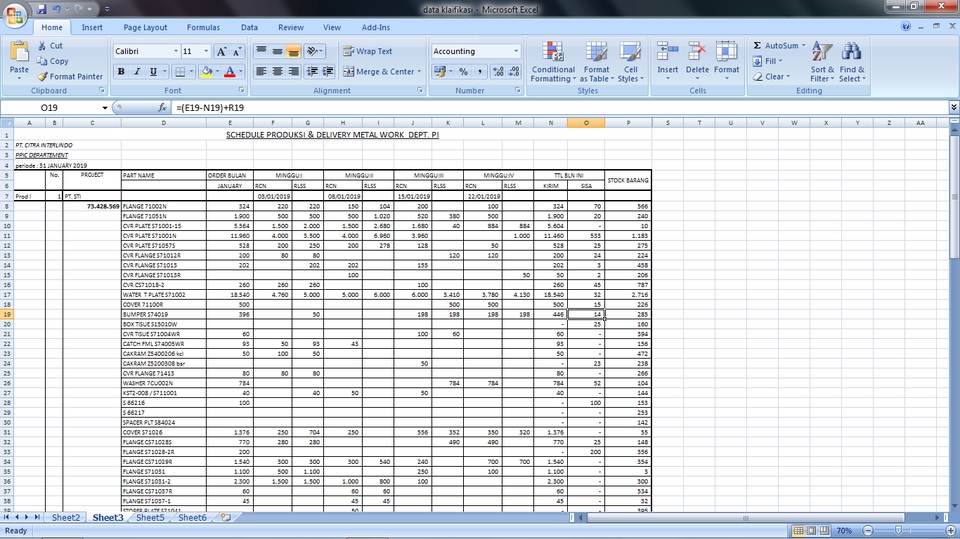 Entri Data - Entri Data Microsoft Excel - 4