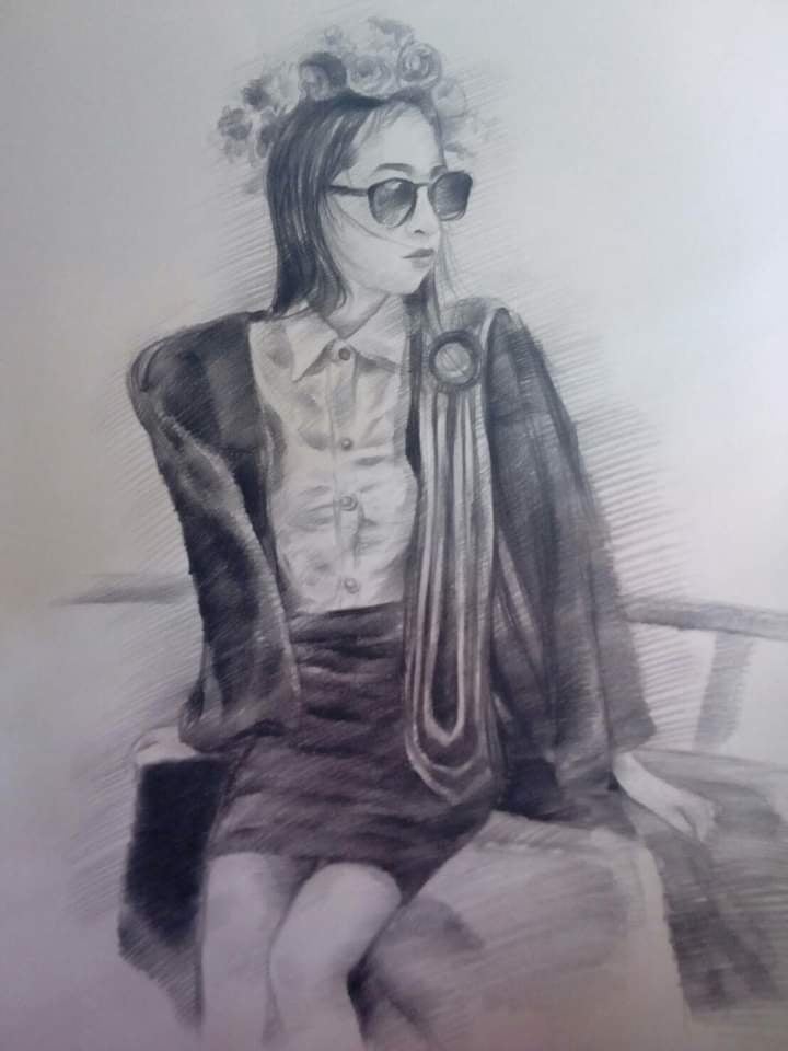 วาดภาพเหมือน Portrait - งานวาดด้วยมือ ดินสอ ภาพเหมือน - 2
