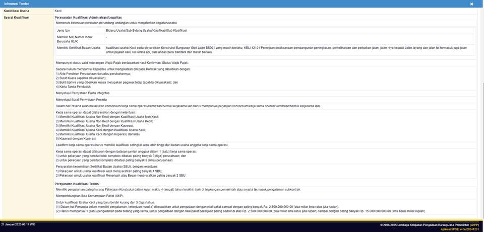 Jasa Lainnya - Jasa Upload Penawaran Tender LPSE - 3